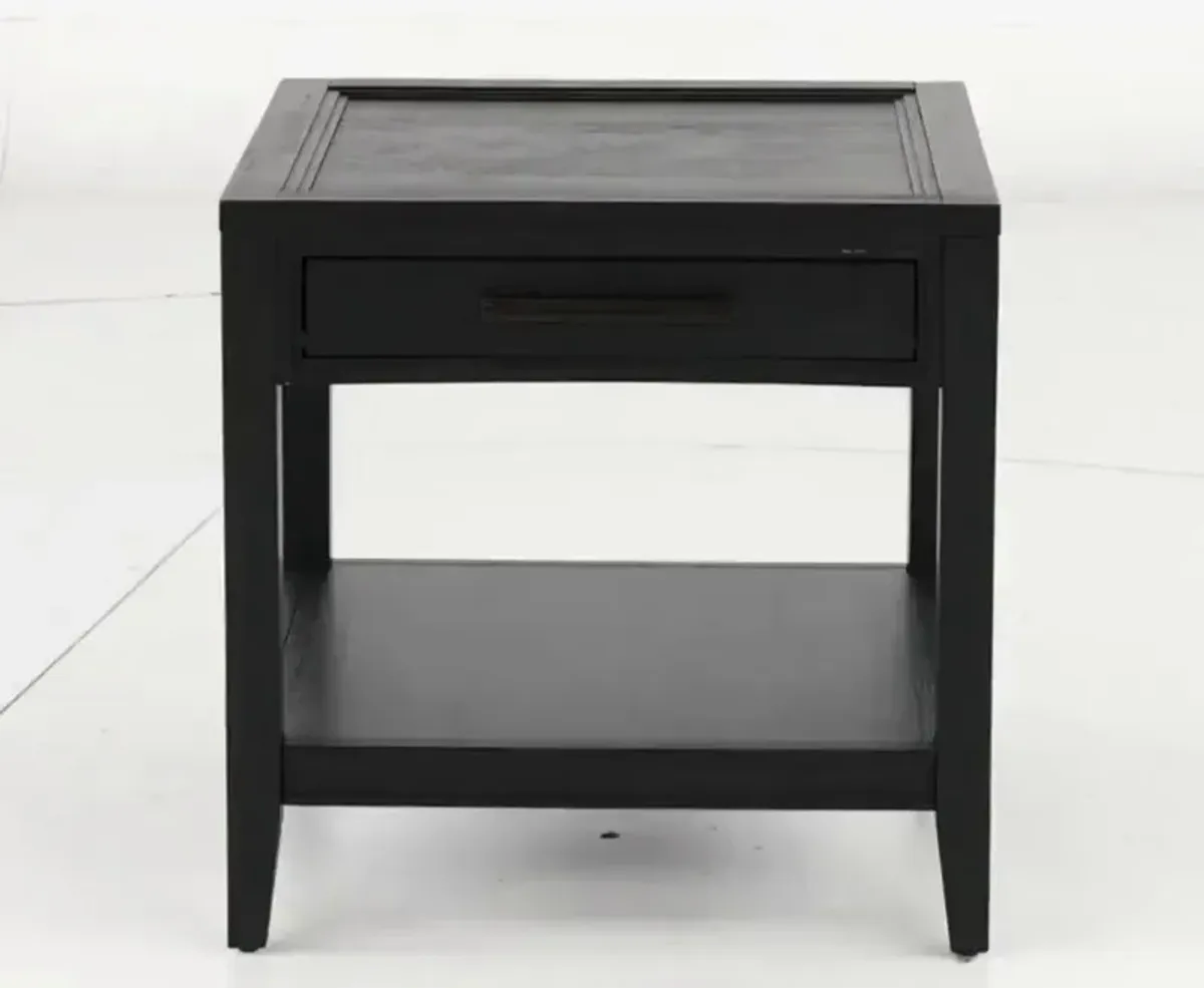 Callahan Domino Black End Table