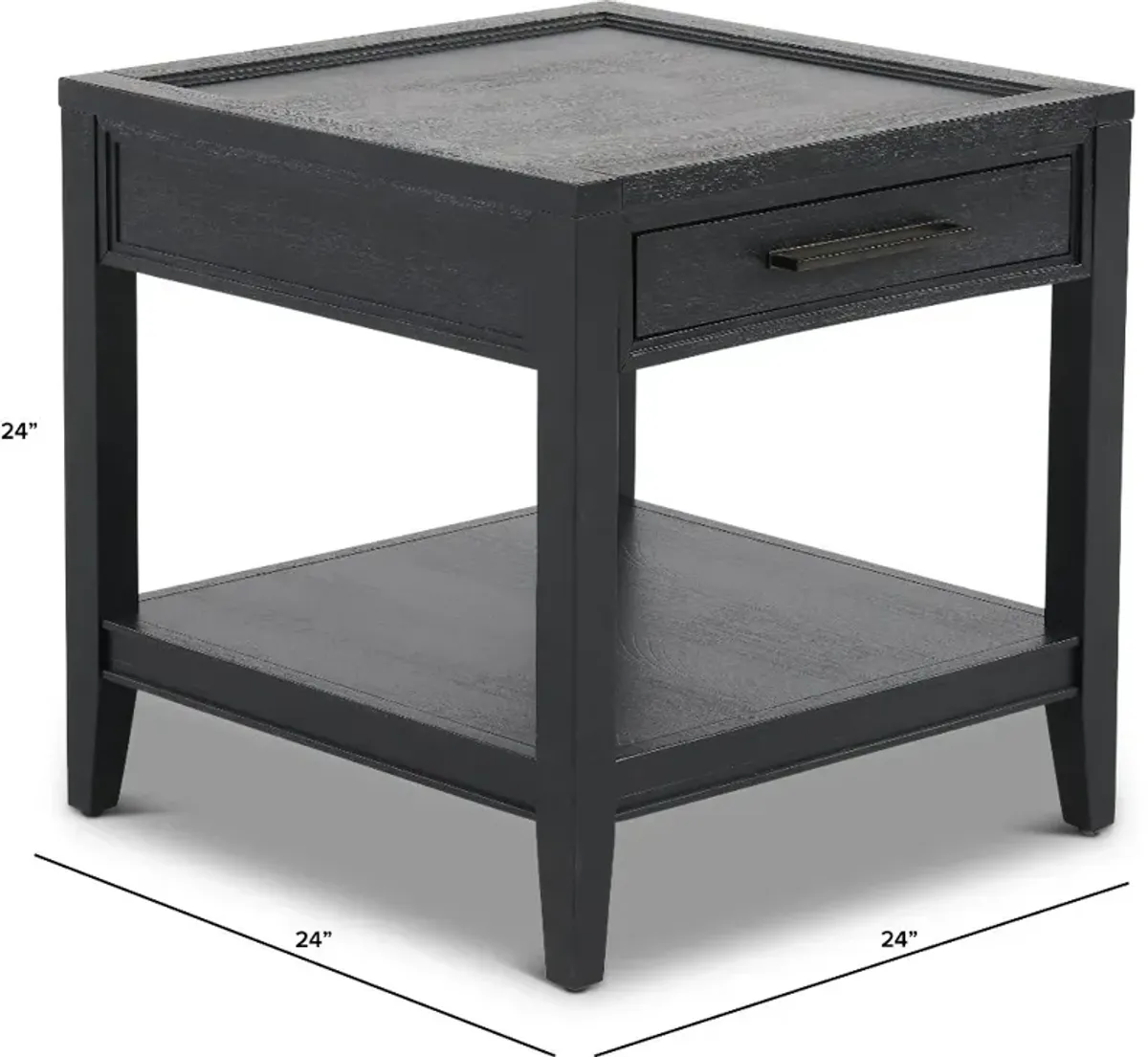 Callahan Domino Black End Table