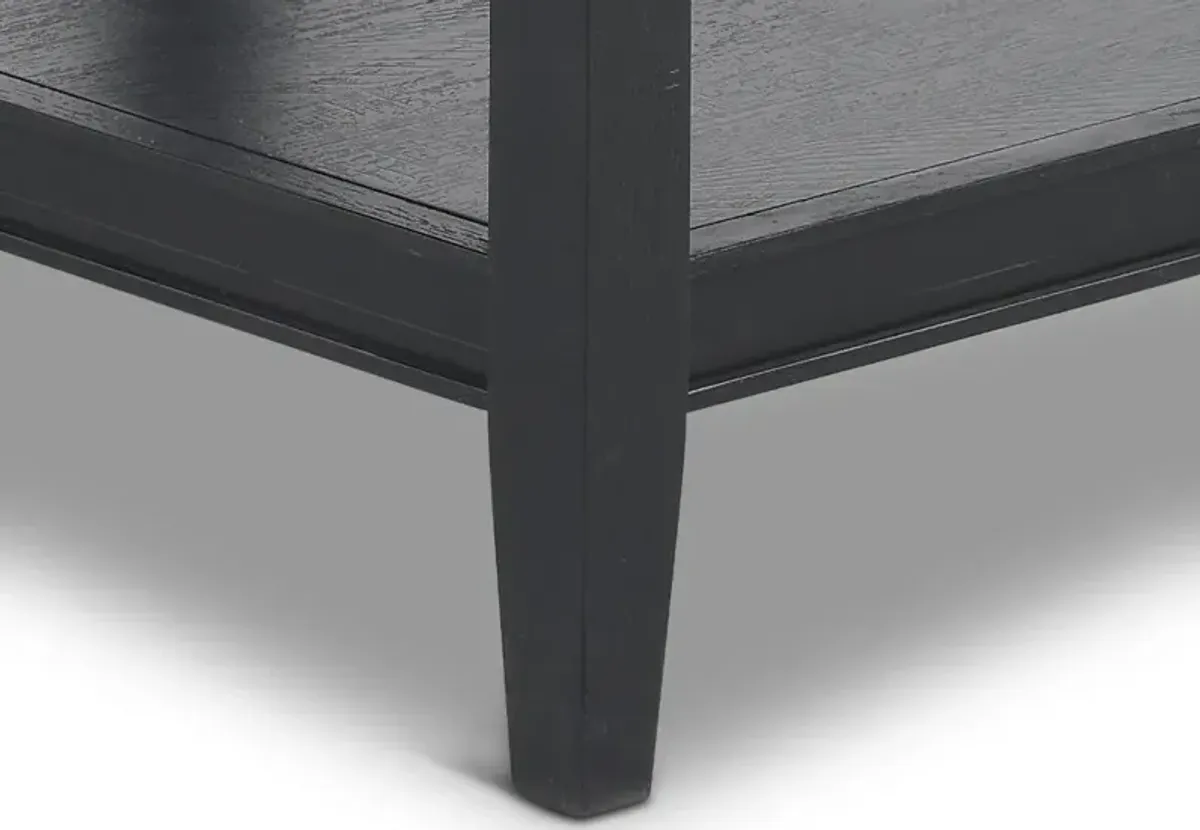 Callahan Domino Black End Table