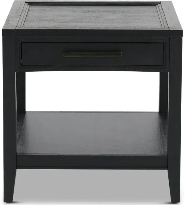 Callahan Domino Black End Table