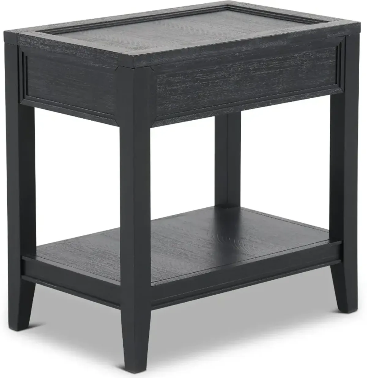 Callahan Domino Black Chairside Table