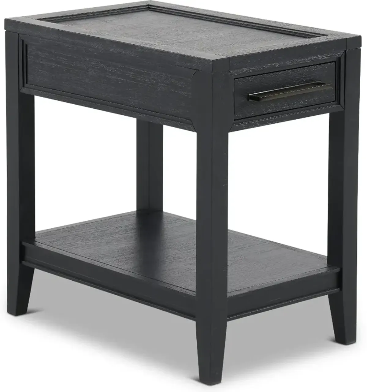 Callahan Domino Black Chairside Table