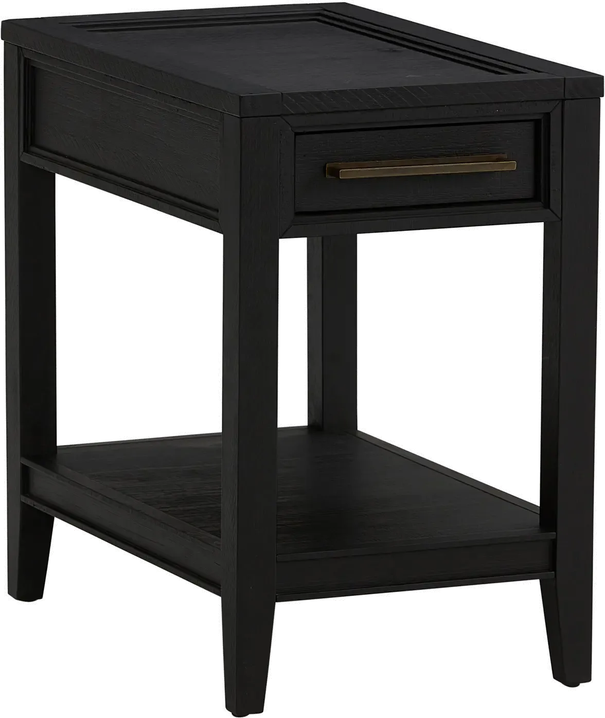 Callahan Domino Black Chairside Table