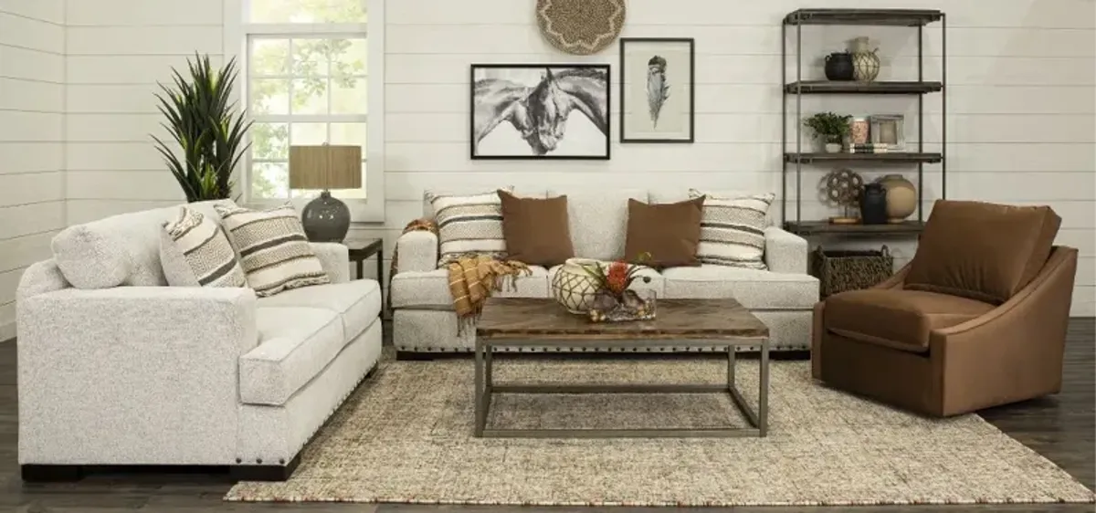 Langley Tan Loveseat