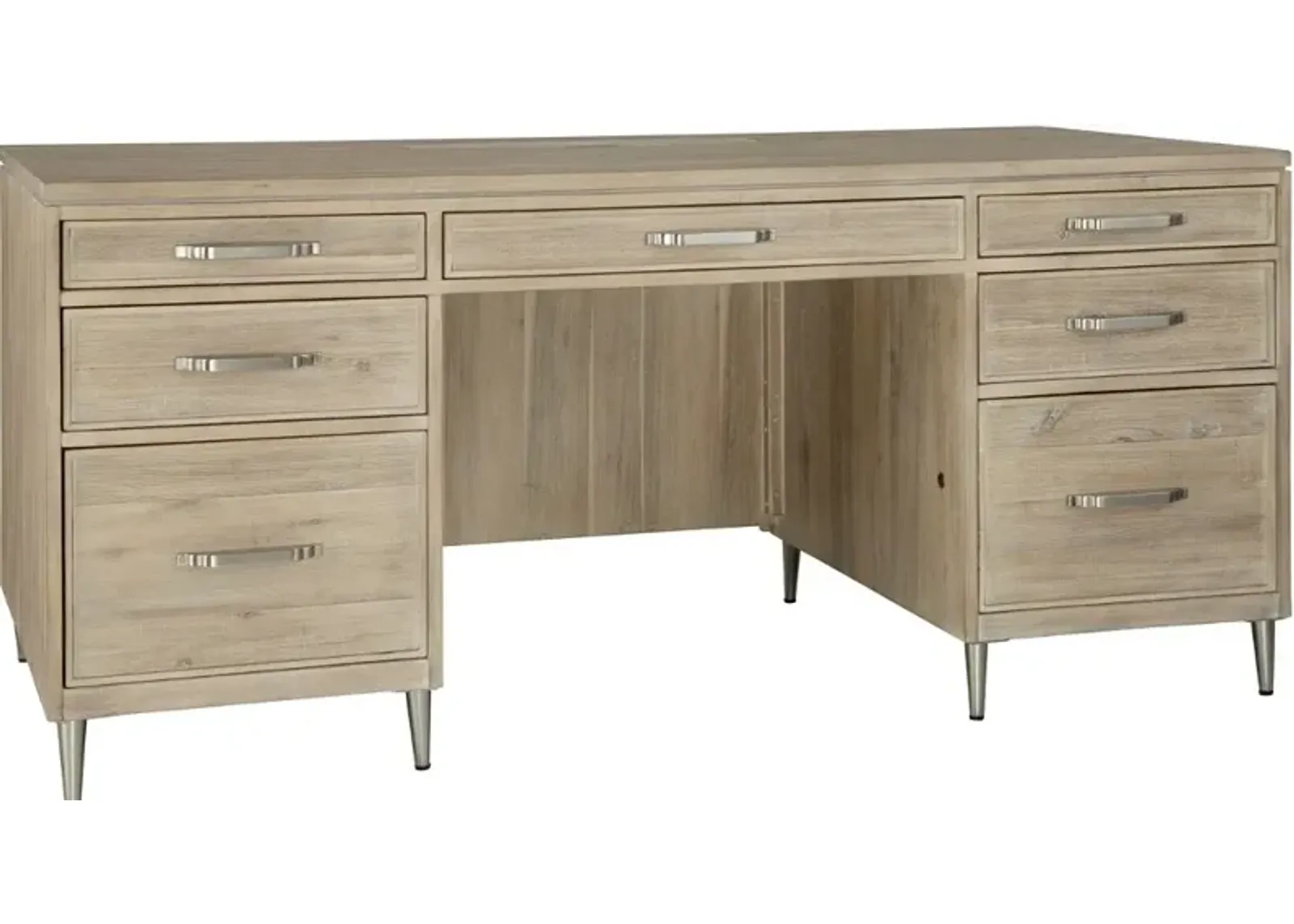 Morgan Acacia Wood Executive Desk