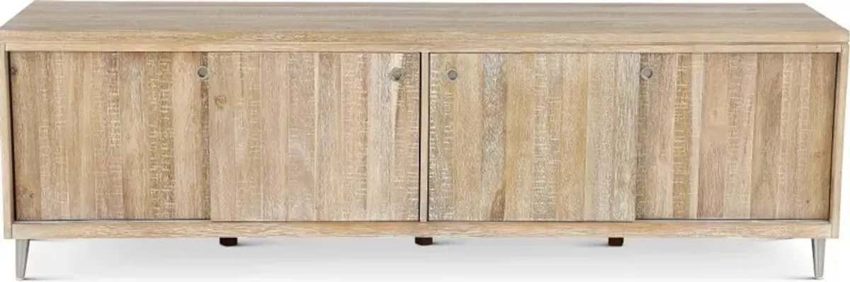 Morgan 80" Acacia Wood TV Stand