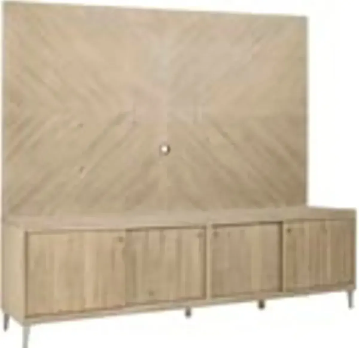 Morgan Acacia Wood Entertainment Wall