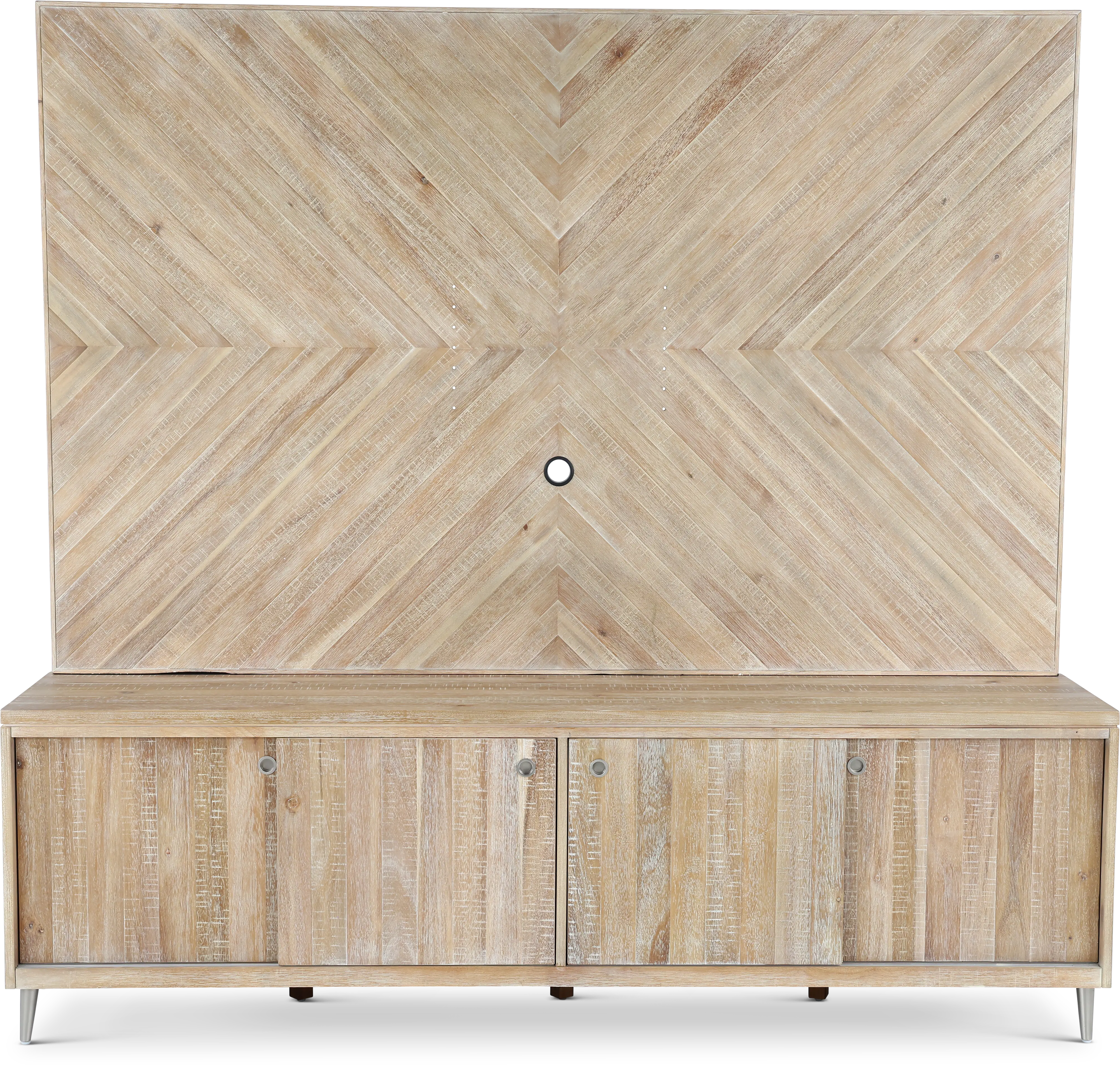 Morgan Acacia Wood Entertainment Wall