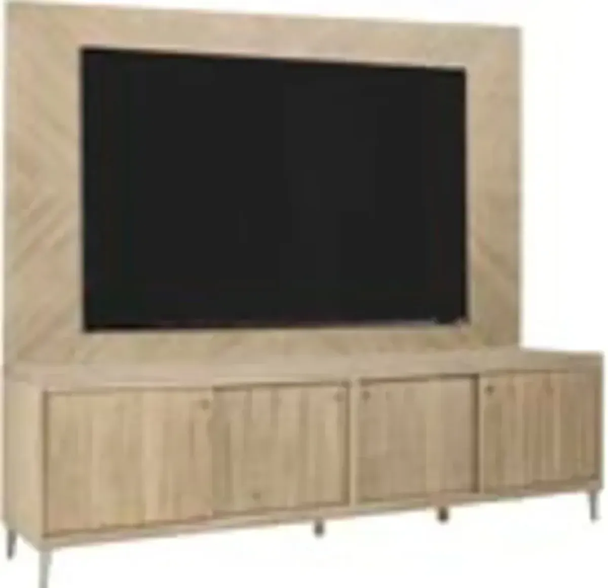 Morgan Acacia Wood Entertainment Wall