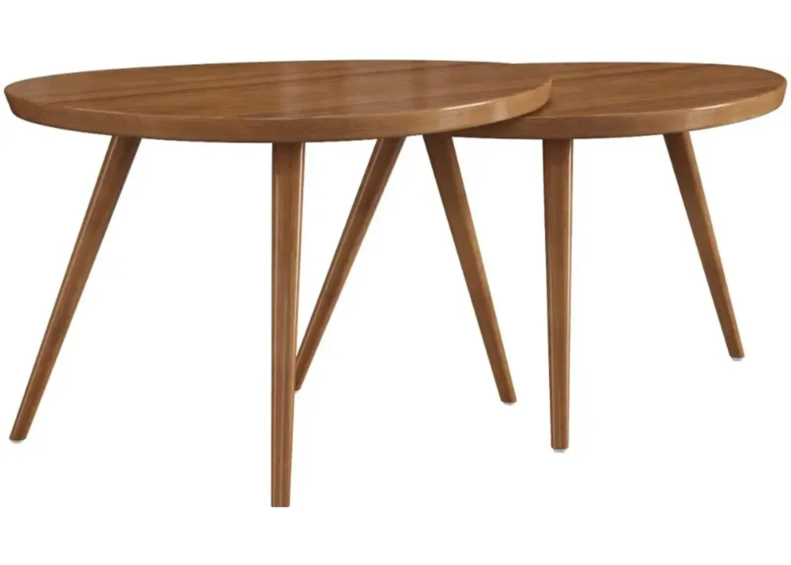 Margo Walnut Bunching Coffee Tables