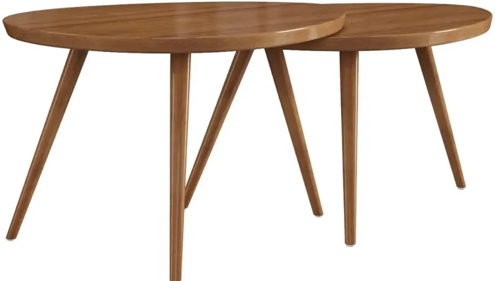 Margo Walnut Bunching Coffee Tables