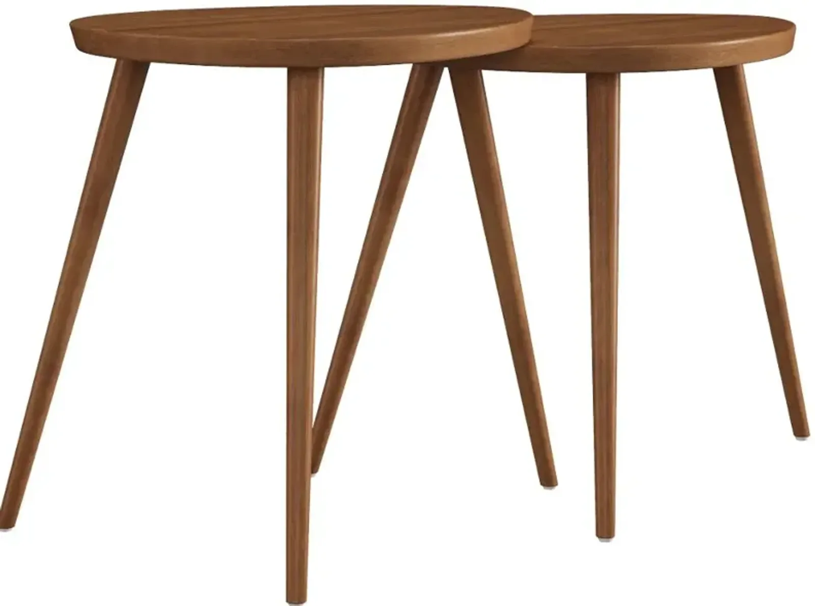 Margo Walnut Bunching End Tables