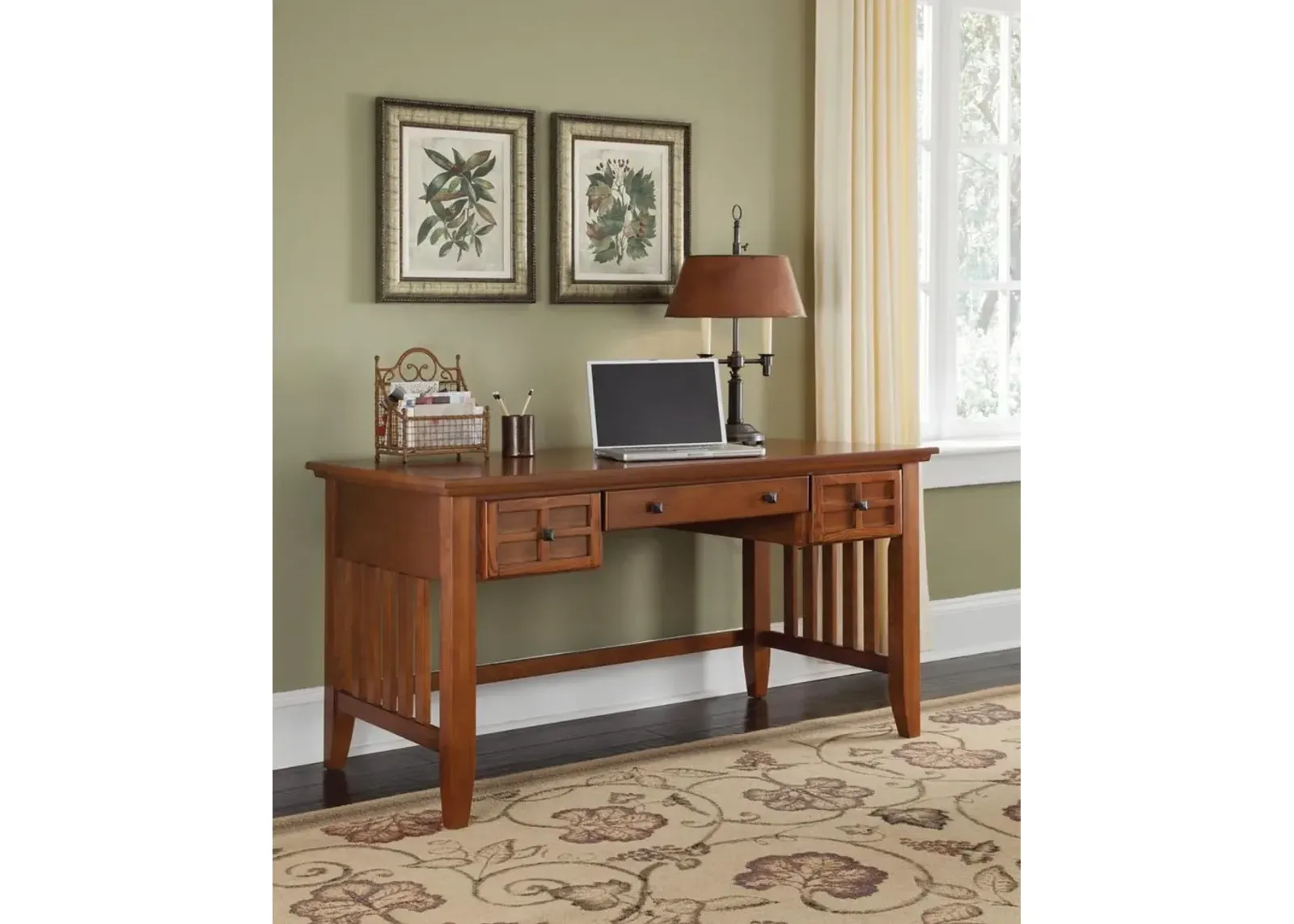 Homestyles Brown Executive Desk