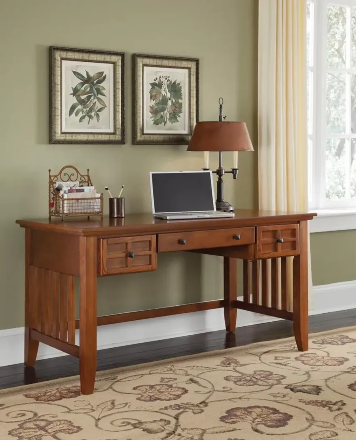 Homestyles Brown Executive Desk