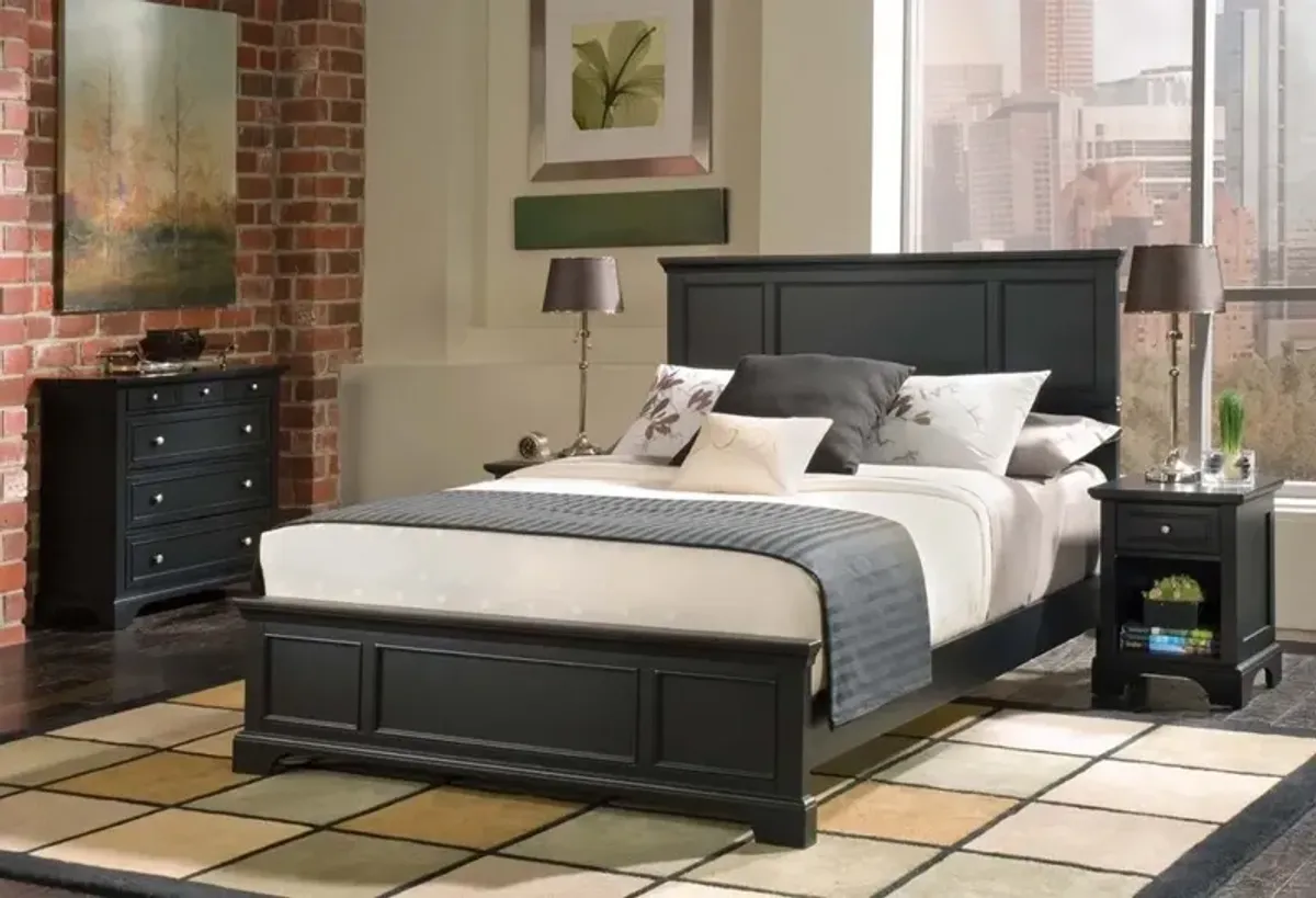 Bedford Black King Headboard