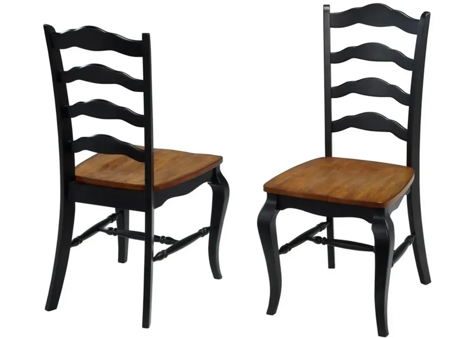 French Countryside Black Dining Room Chair (Set of 2)