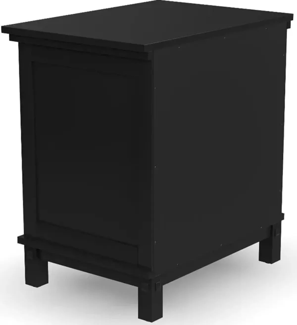 Oak Park Black Nightstand