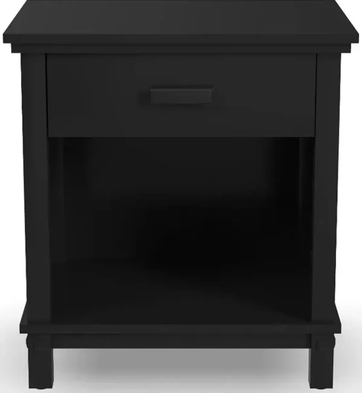 Oak Park Black Nightstand