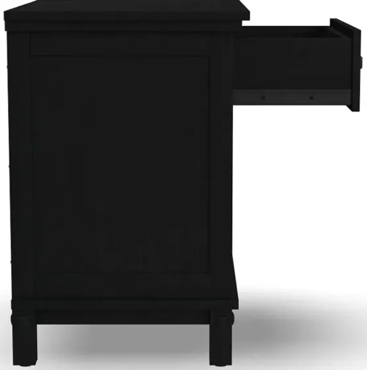 Oak Park Black Nightstand