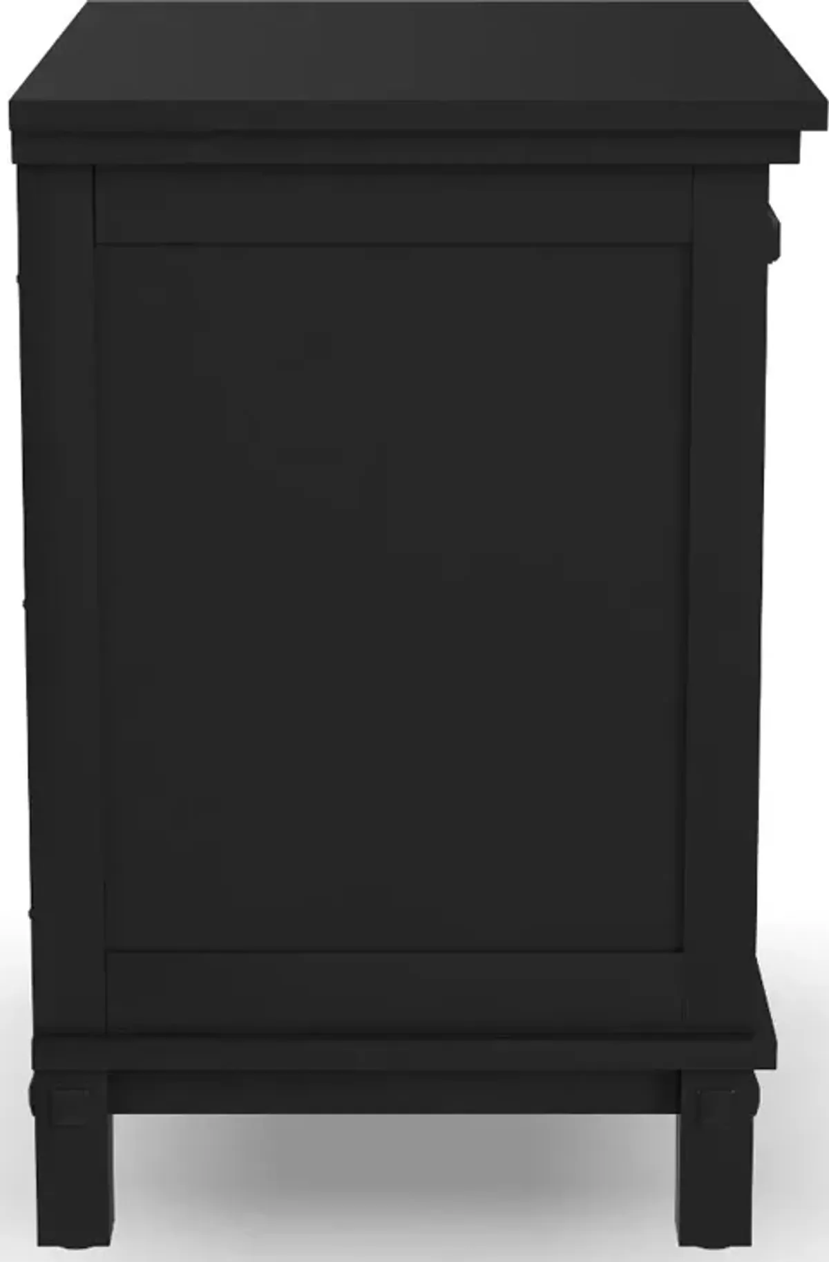 Oak Park Black Nightstand