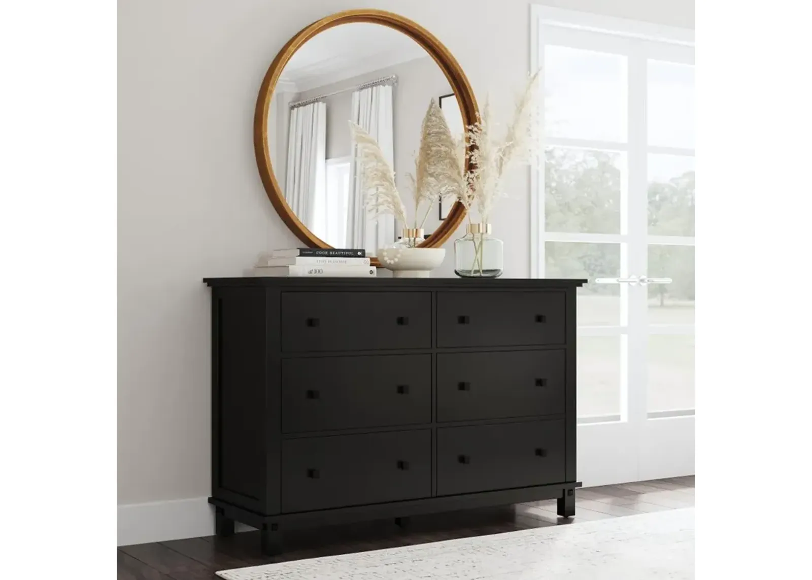 Oak Park Black Dresser