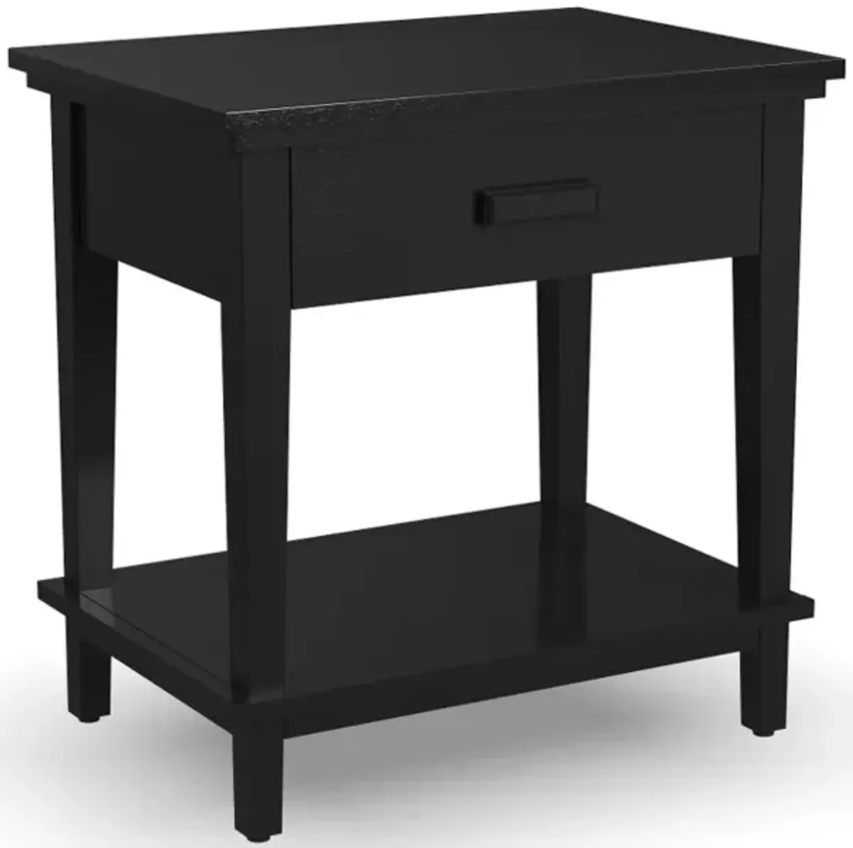 Oak Park Black Nightstand