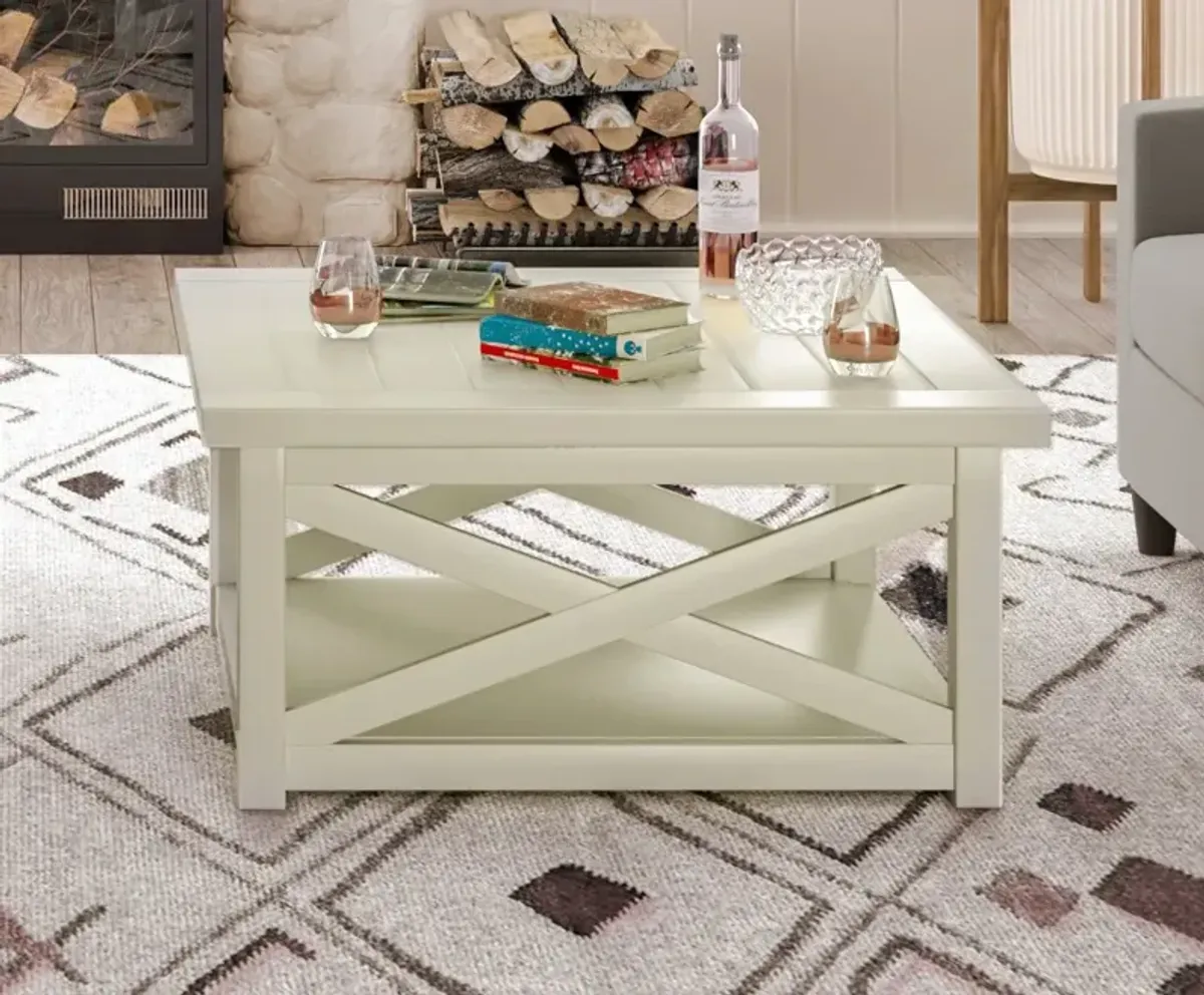 Seaside Lodge Off-White Coffee Table