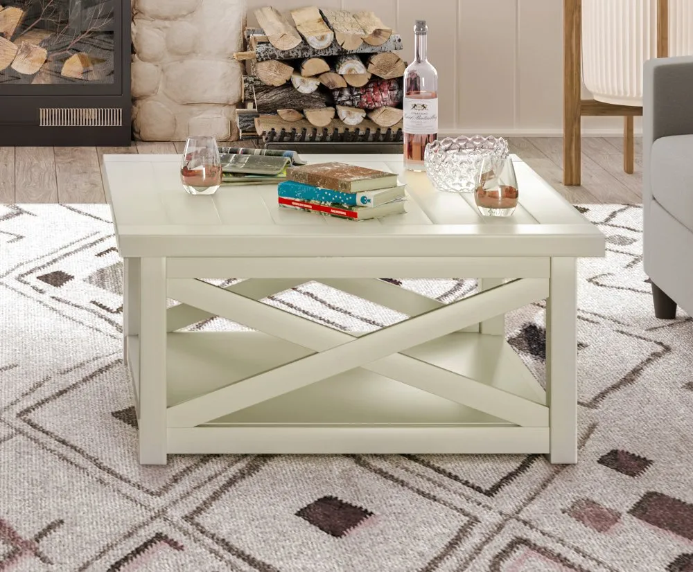 Seaside Lodge Off-White Coffee Table