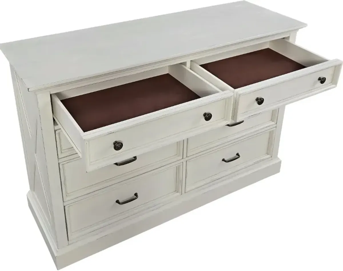 Seaside Lodge Off-White Dresser