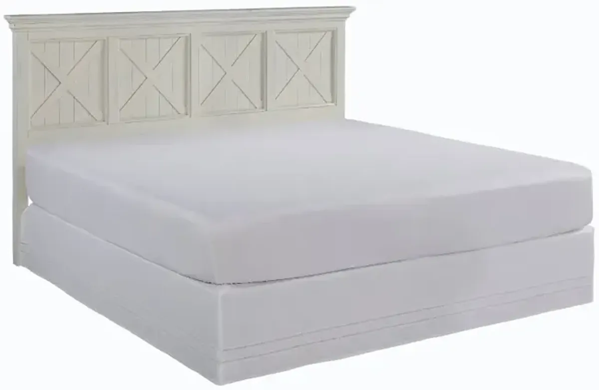 Seaside Lodge Off-White King Headboard