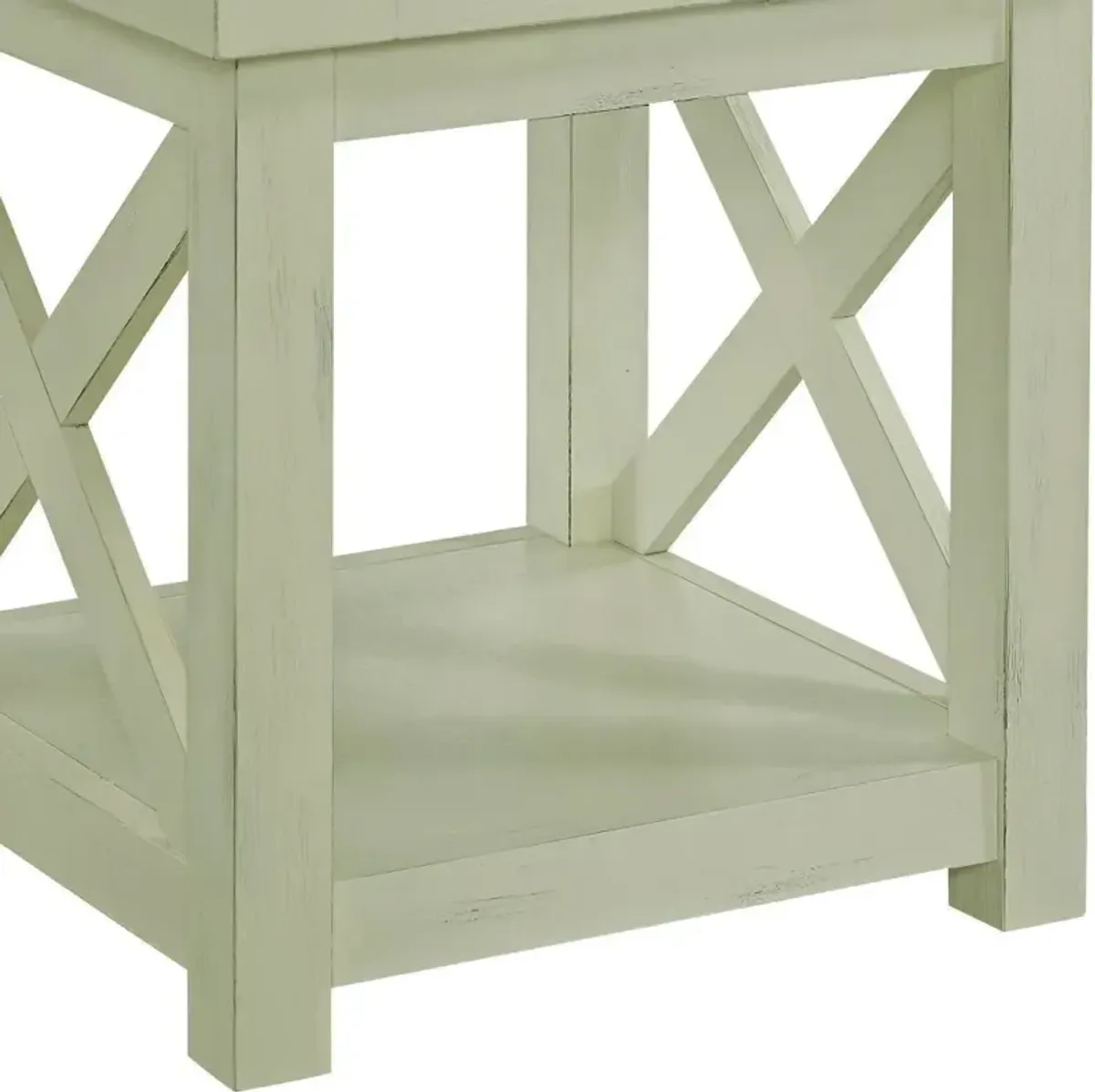 Seaside Lodge Off-White End Table