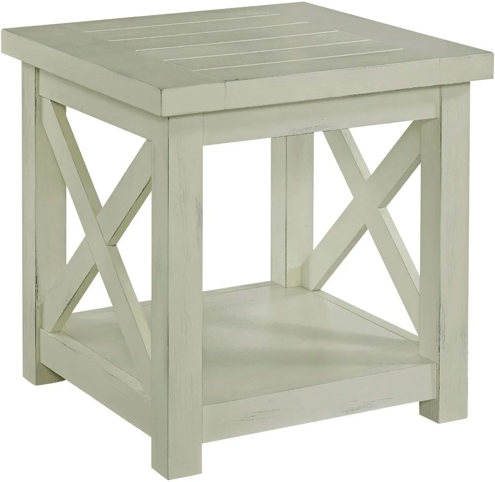 Seaside Lodge Off-White End Table