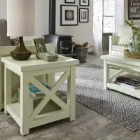 Seaside Lodge Off-White End Table