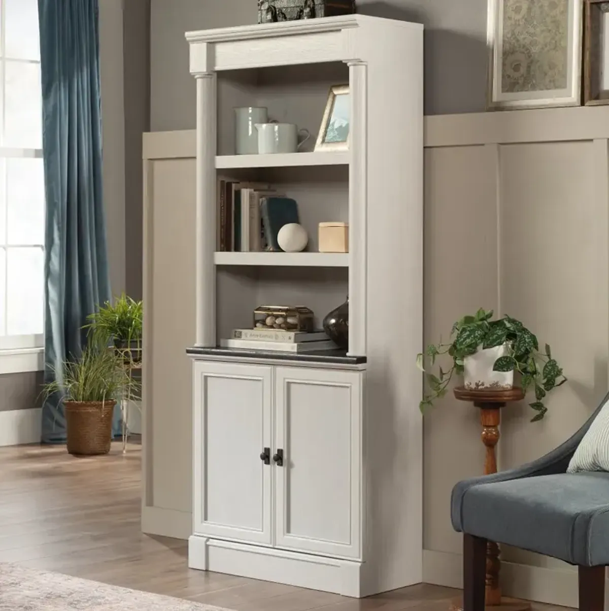 Palladia Glacier Oak Bookcase