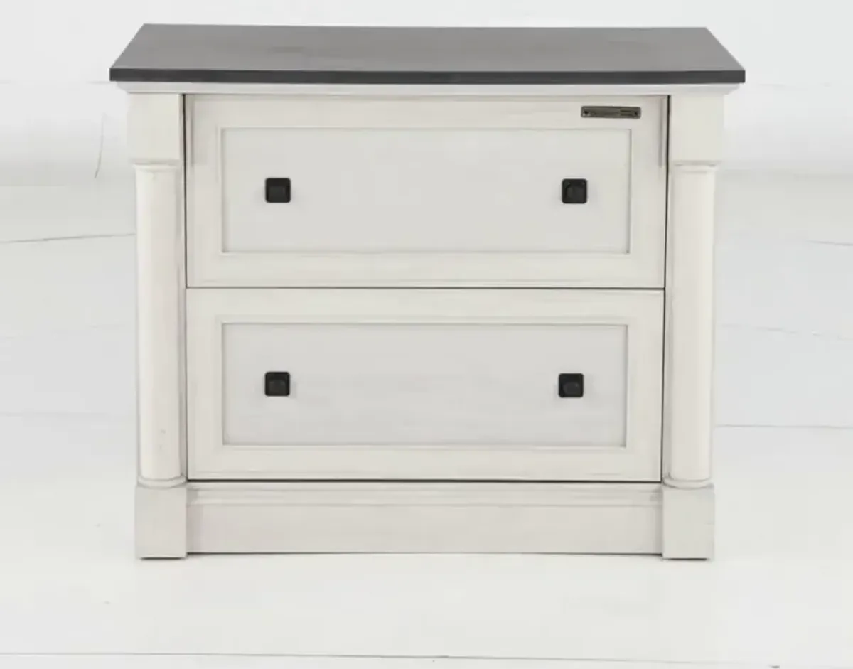 Palladia Glacier Oak File Cabinet