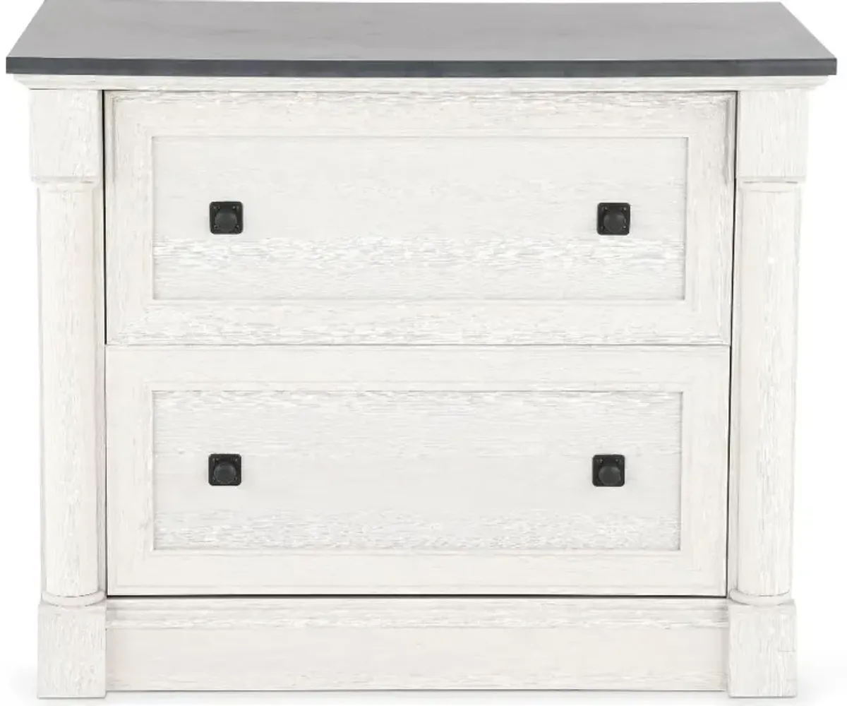 Palladia Glacier Oak File Cabinet