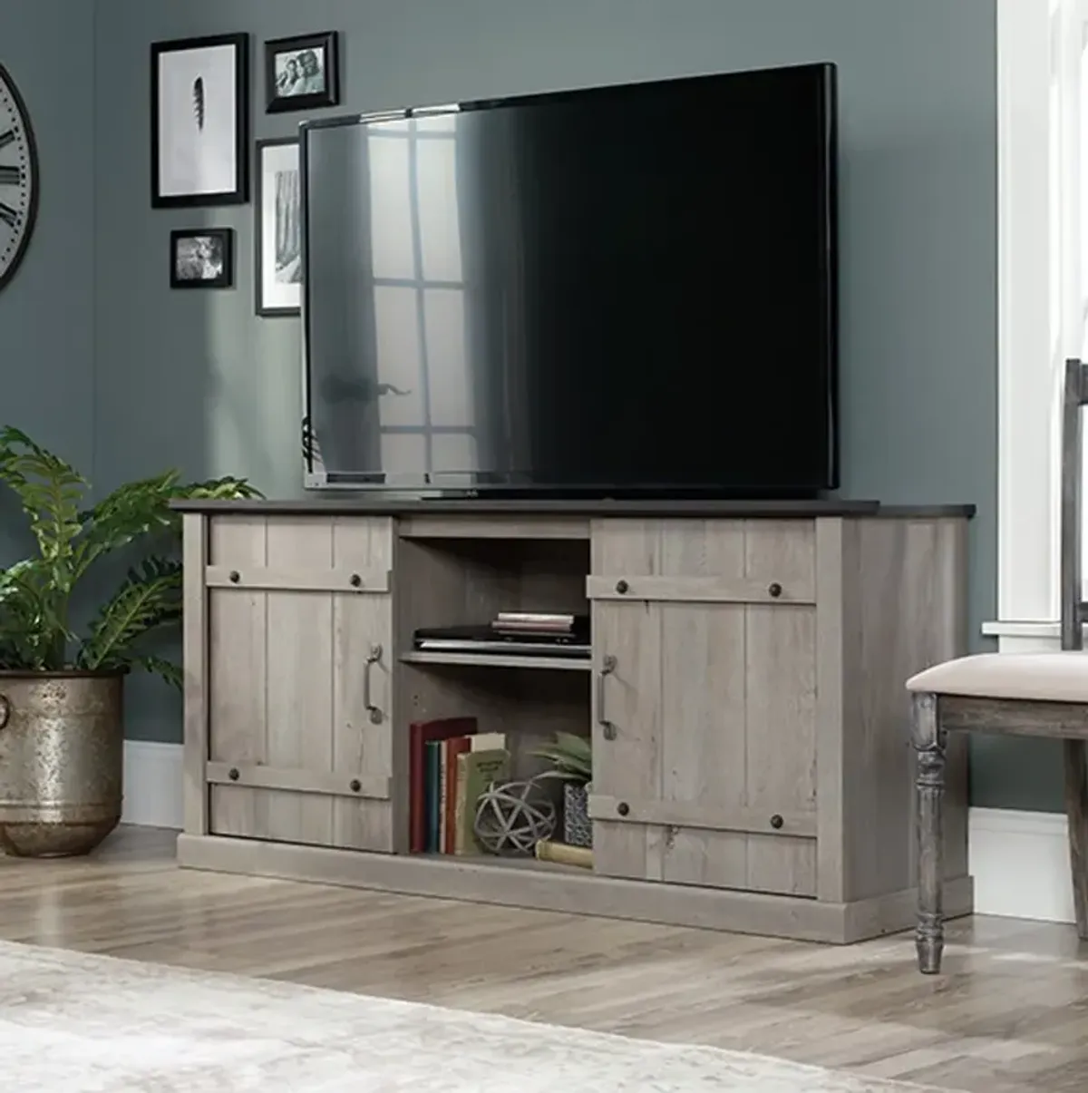 Farmhouse Gray 62" TV Stand