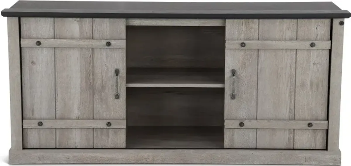 Farmhouse Gray 62" TV Stand