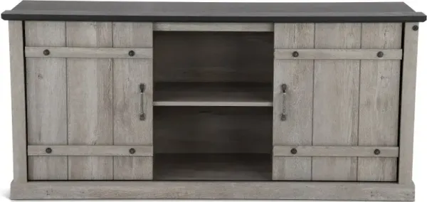 Farmhouse Gray 62" TV Stand
