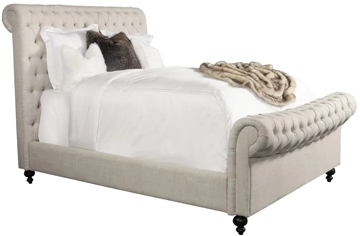 Juliana Sand King Upholstered Bed