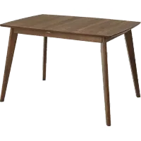 Arcade Brown Expandable Dining Room Table