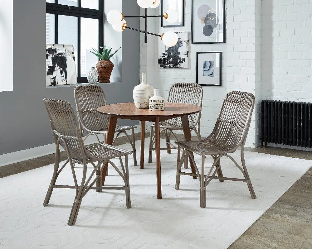 Arcade Brown Round Dining Room Table