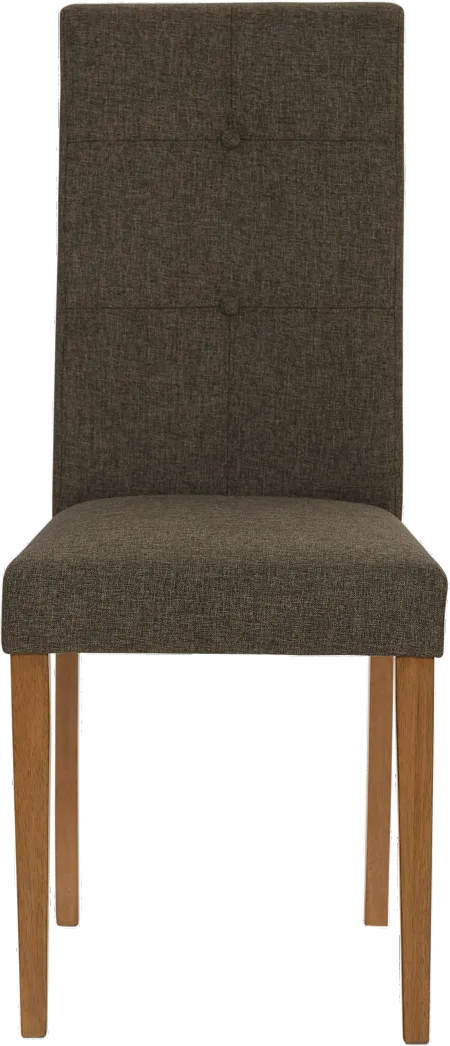 Arcade Brown Upholstered Dining Room Chair, Set of 2