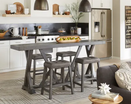 Fiji Gray Counter Height Dining Table