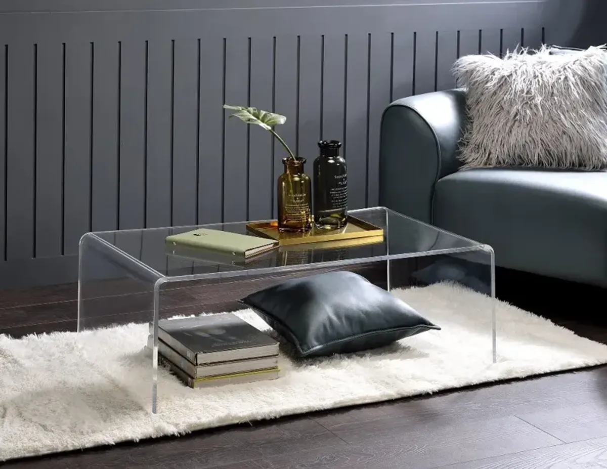 A La Carte Small Acrylic Coffee Table