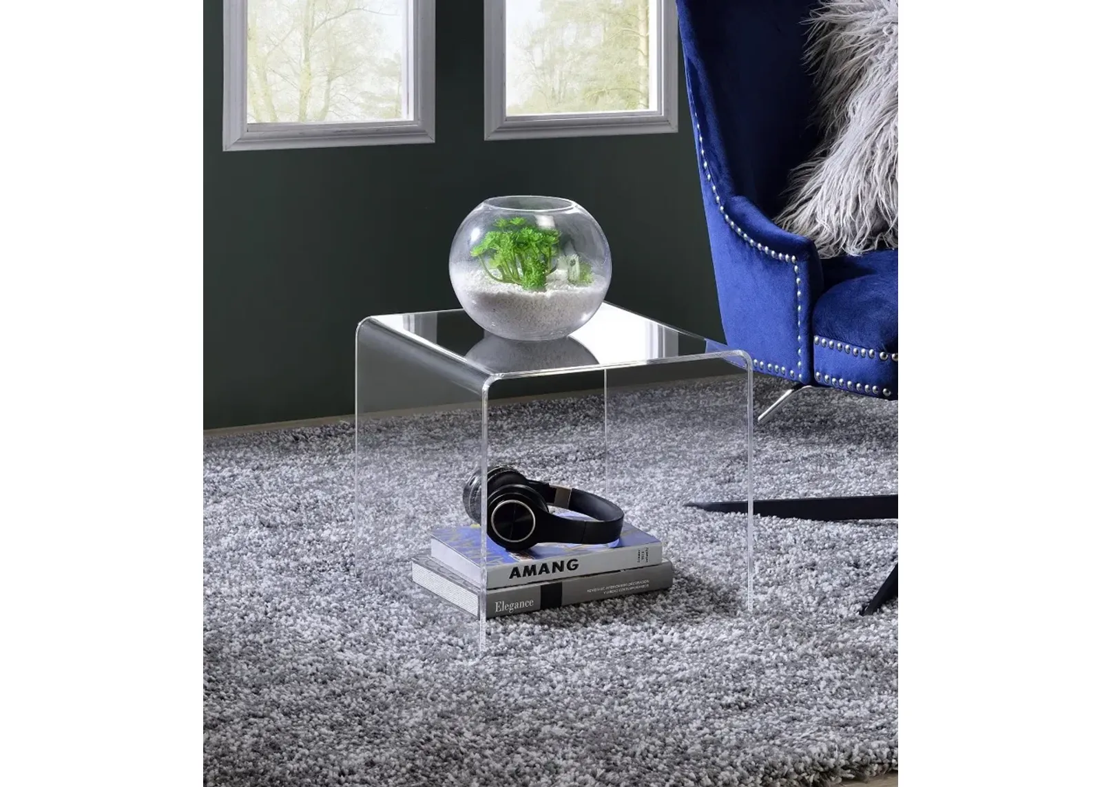 A La Carte Acrylic End Table