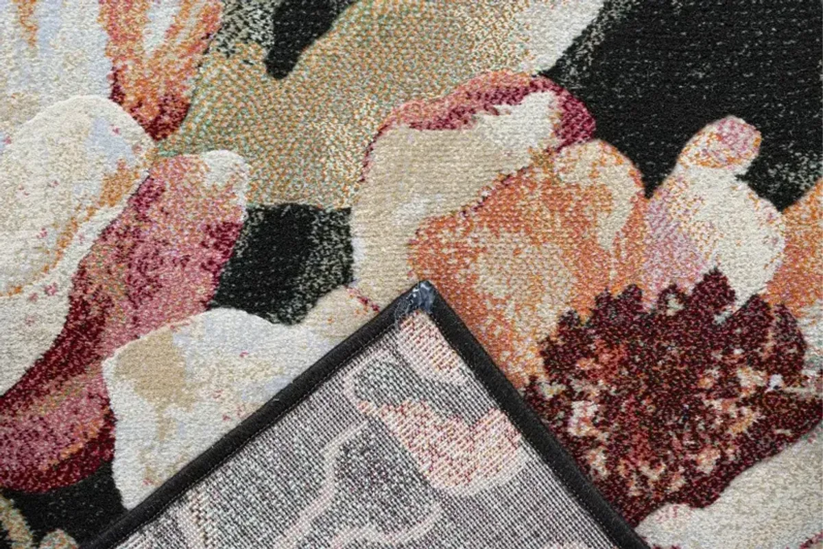 Essentials 5 x 8 Floral Blush Area Rug