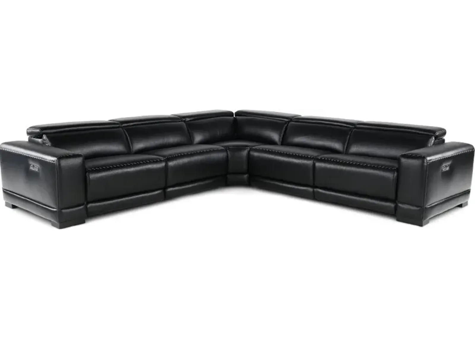 Sofia Blackberry 5-Piece Power Reclining Sectional