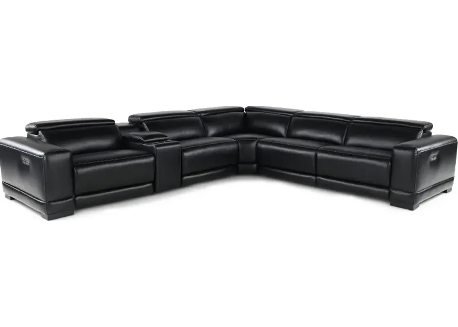 Sofia Blackberry 6-Piece Power Reclining Sectional