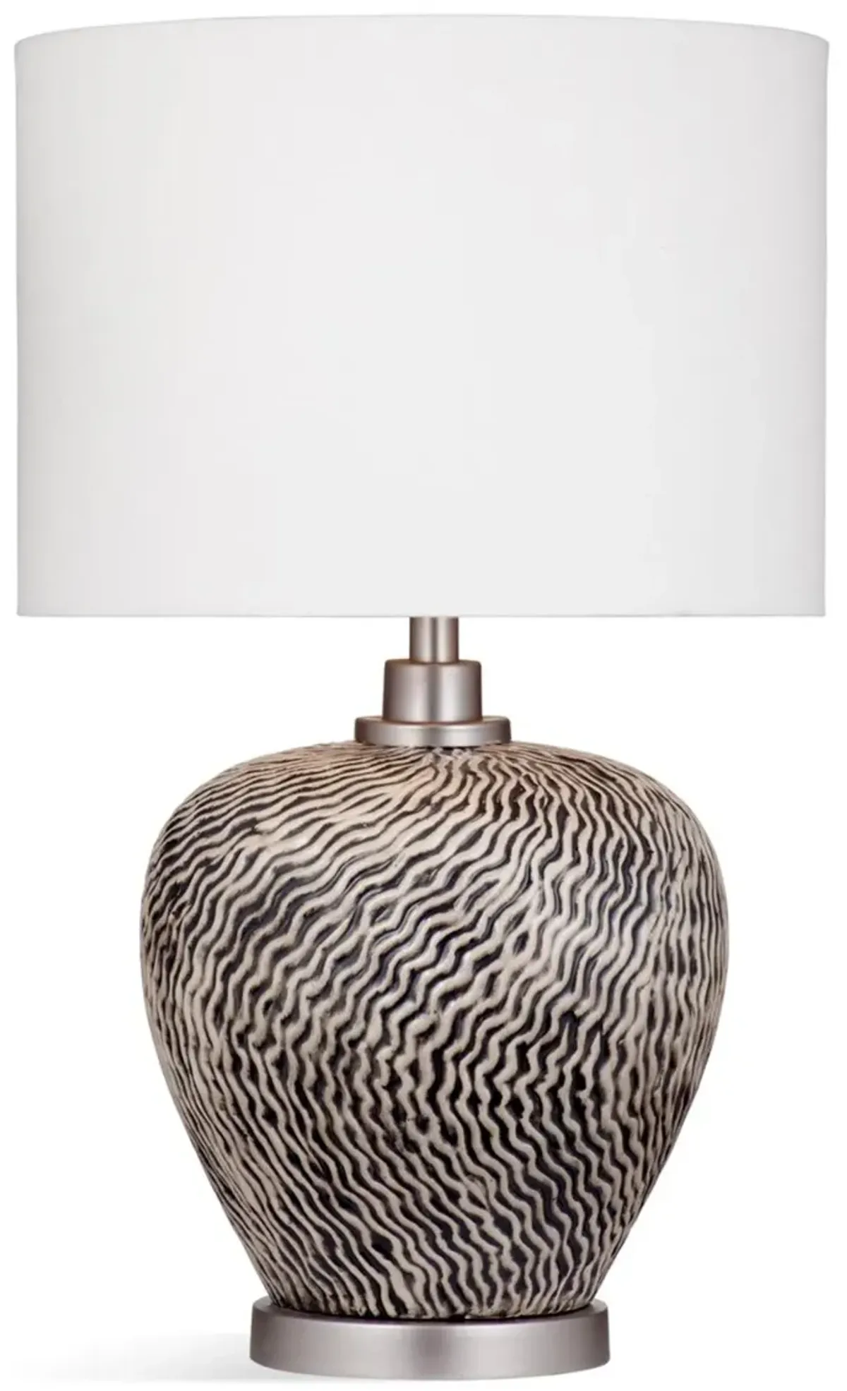 Charlotte Black and Ivory Table Lamp